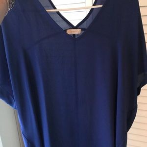 LUSH cobalt blue top
